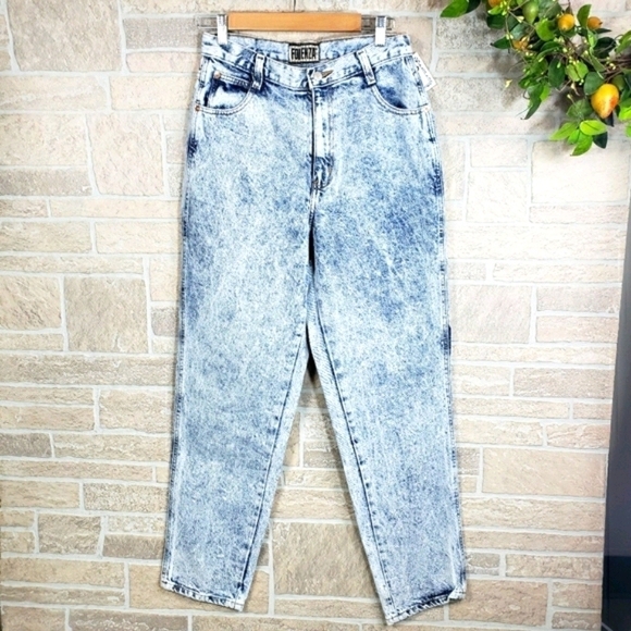 FORENZA Acid Wash High Waist Relaxed Fit Jeans Size 10 Average - Picture 9 of 9